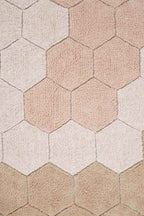 Tapis lavable | Honeycomb Rose
