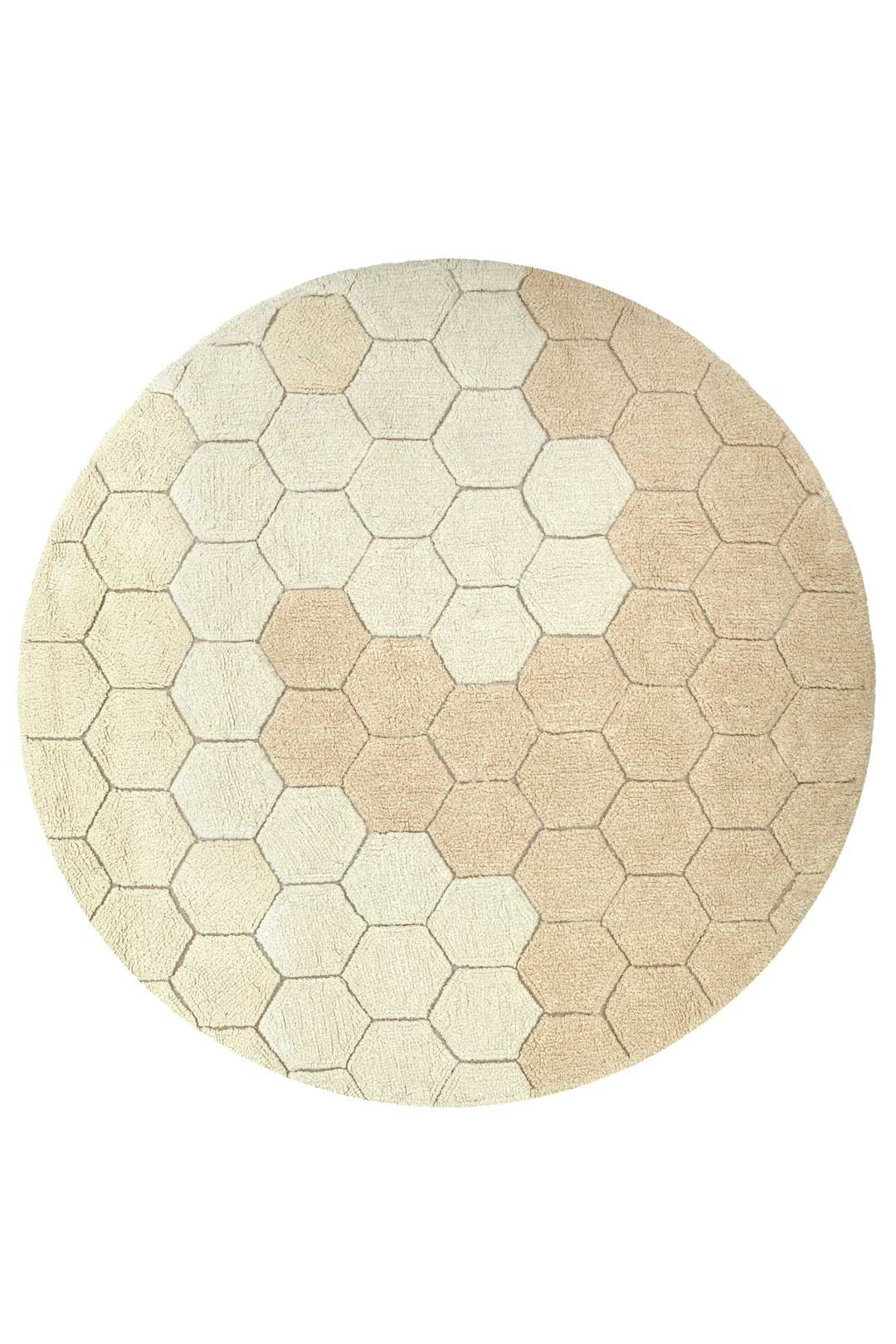 Alfombra Lavable | Honeycomb Gold