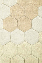 Alfombra Lavable | Honeycomb Gold