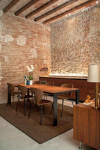 Deneb Table Walnut/Black 90x160