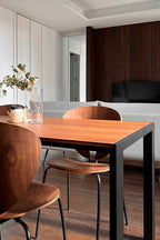 Deneb Table Walnut/Black 90x160
