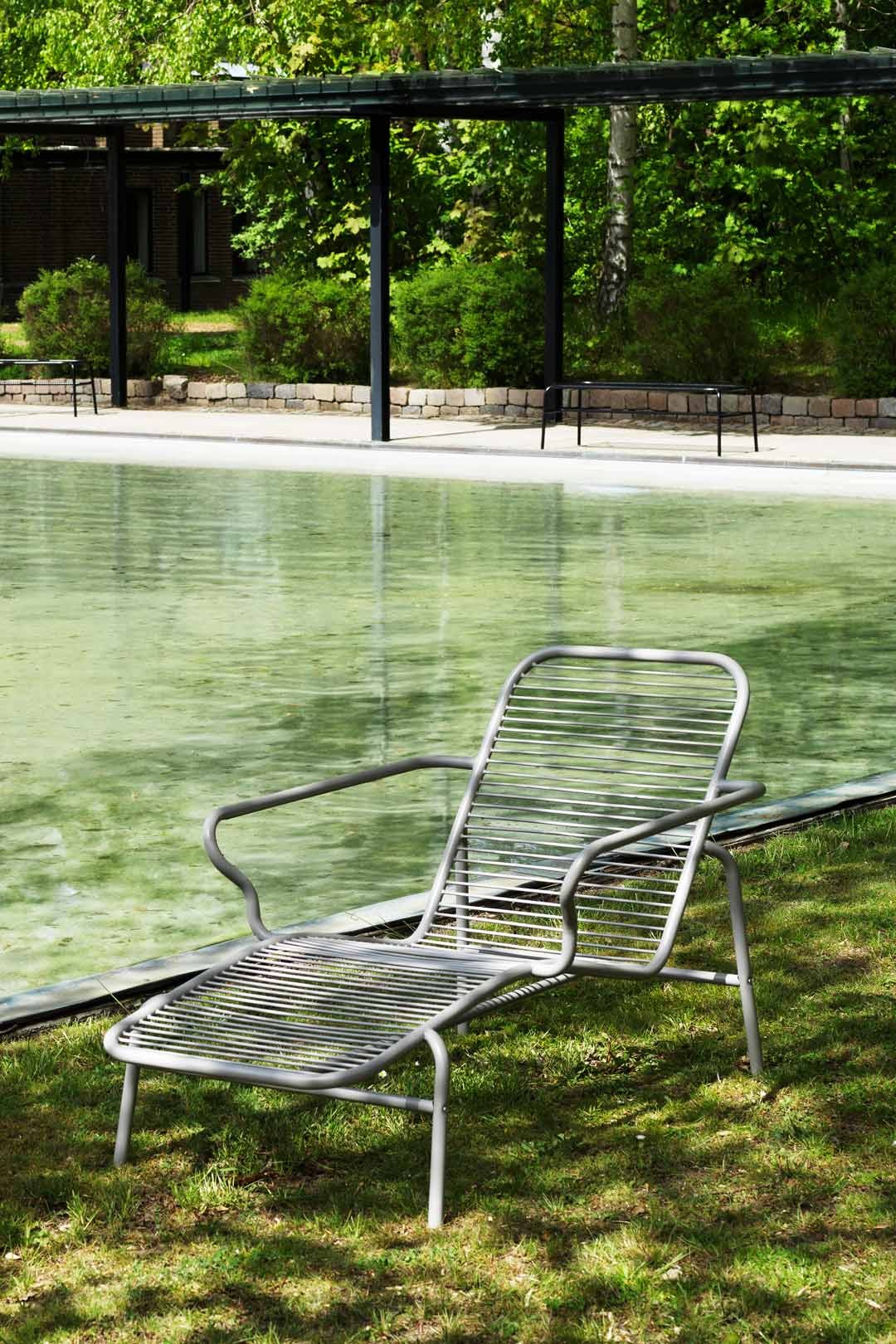 Chaise Longue Vig acero
