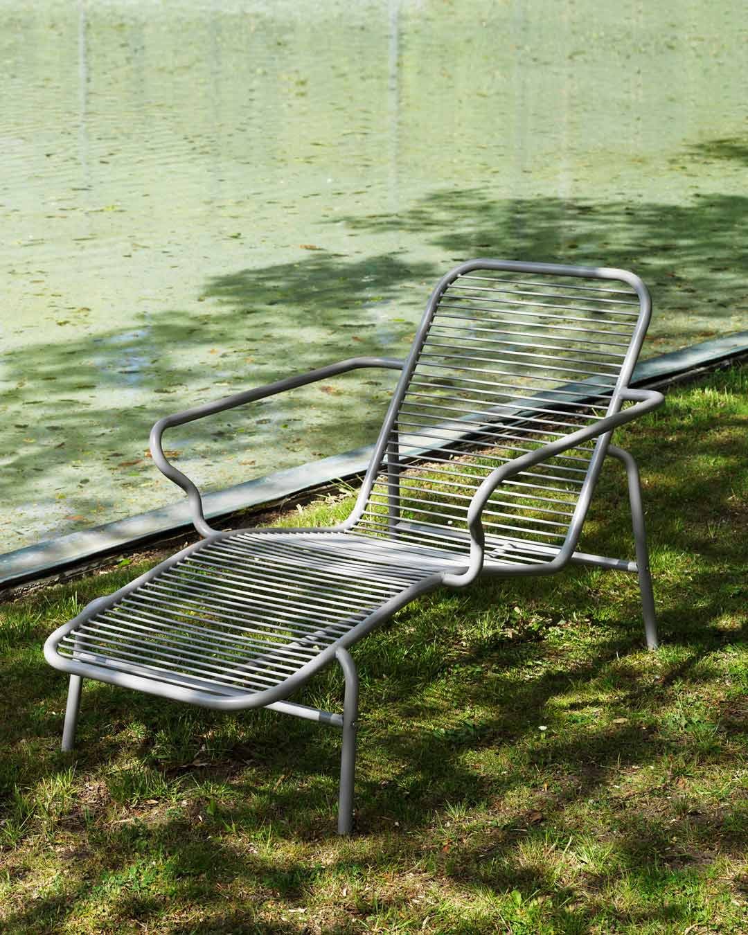 Chaise Longue Vig acero