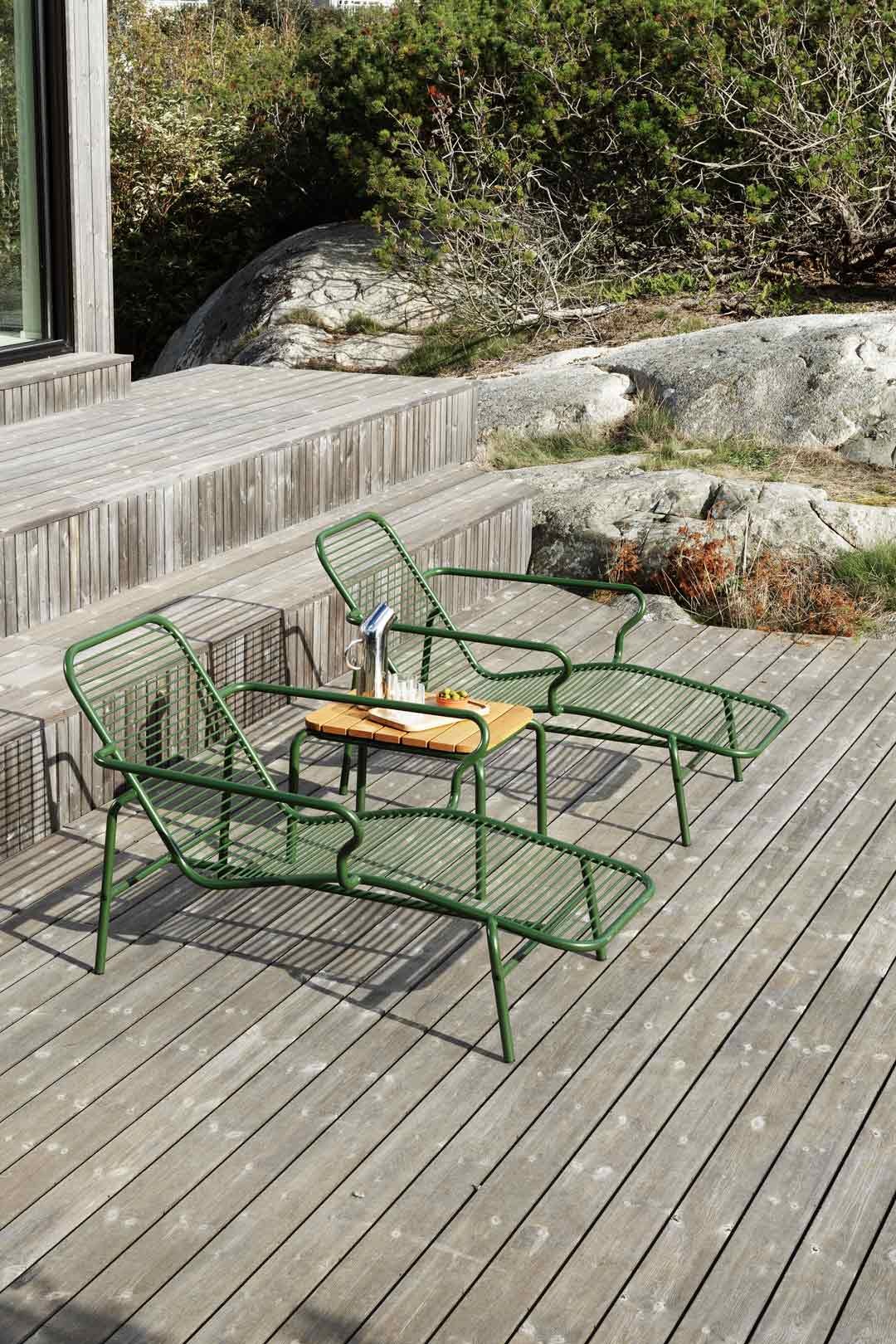 Chaise Longue Vig acero