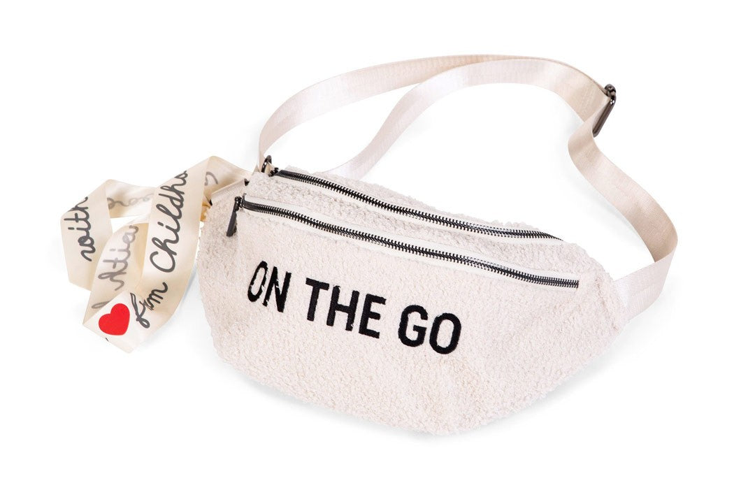 Riñonera On The Go Teddy Blanca