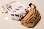 Riñonera On The Go Teddy Blanca