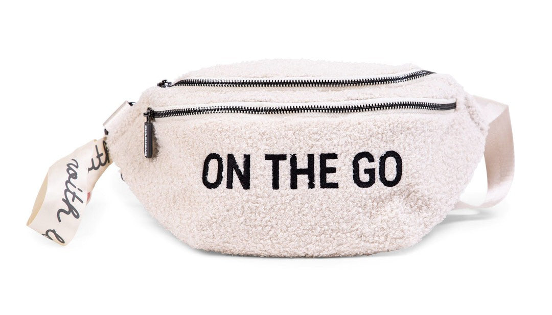 Riñonera On The Go Teddy Blanca