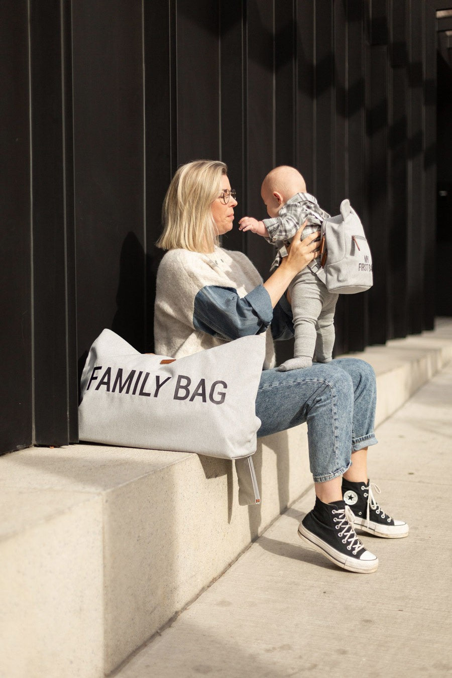 Mochila | My First Bag Gris Canvas