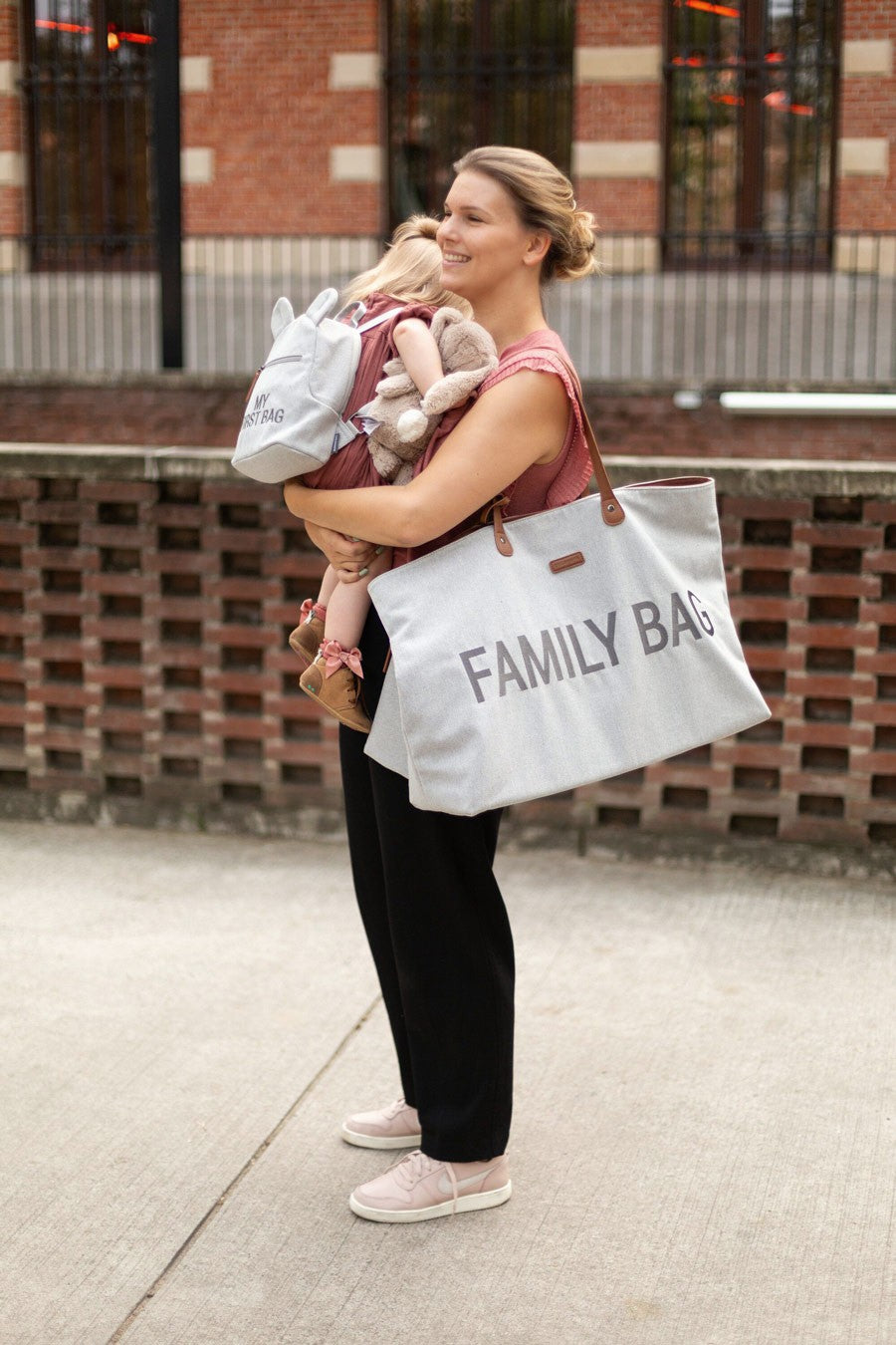 Mochila | My First Bag Gris Canvas