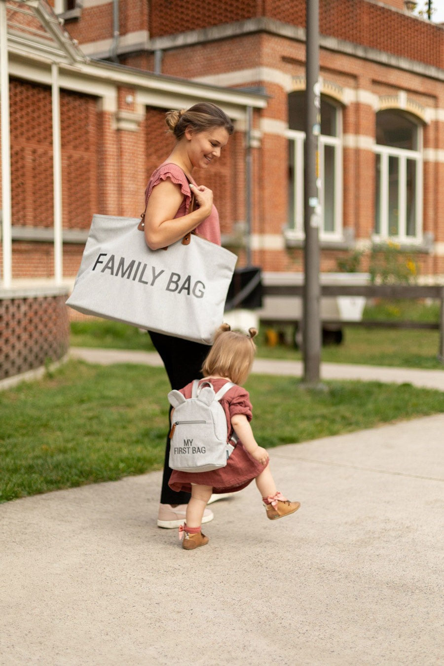 Mochila | My First Bag Gris Canvas