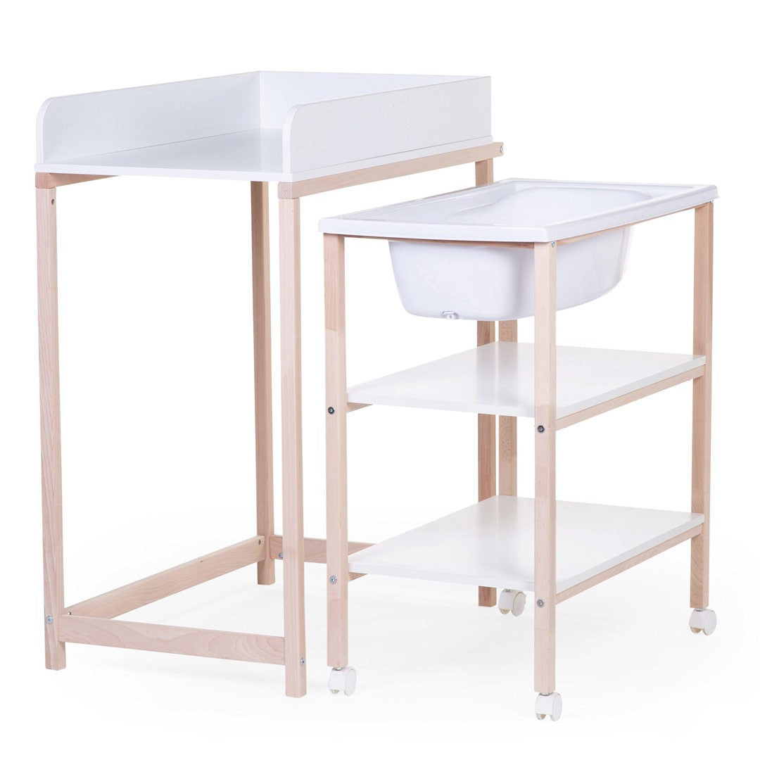 Mesa Cambiador Bañera + ruedas