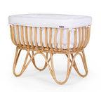 Cuna Rattan 90x50 + Colchón