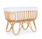 Cuna Rattan 90x50 + Colchón