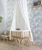Cuna Rattan 90x50 + Colchón