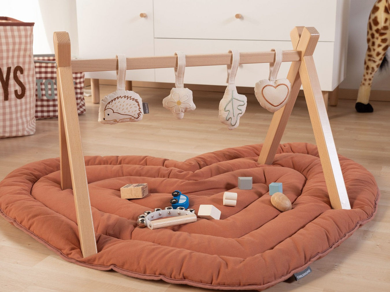 Tipi Gimnasio Bebé Madera Natural | Play