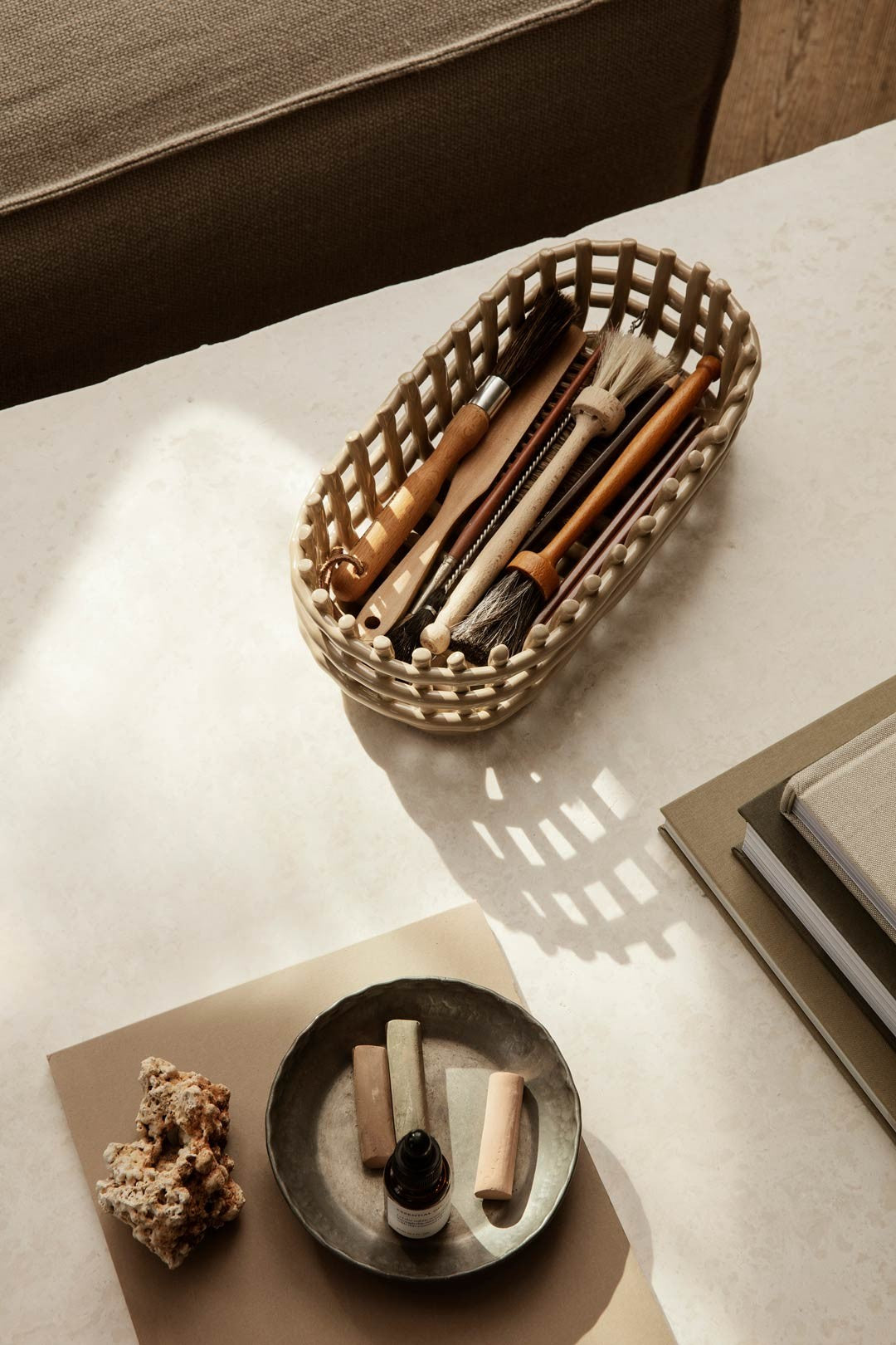 Cesta ovalada Ceramic