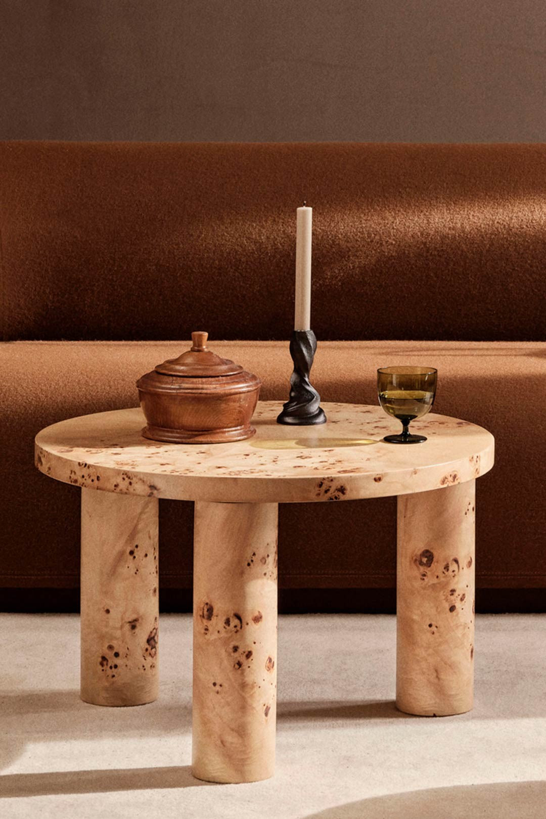 POST Coffee Table - Aspen Veneer
