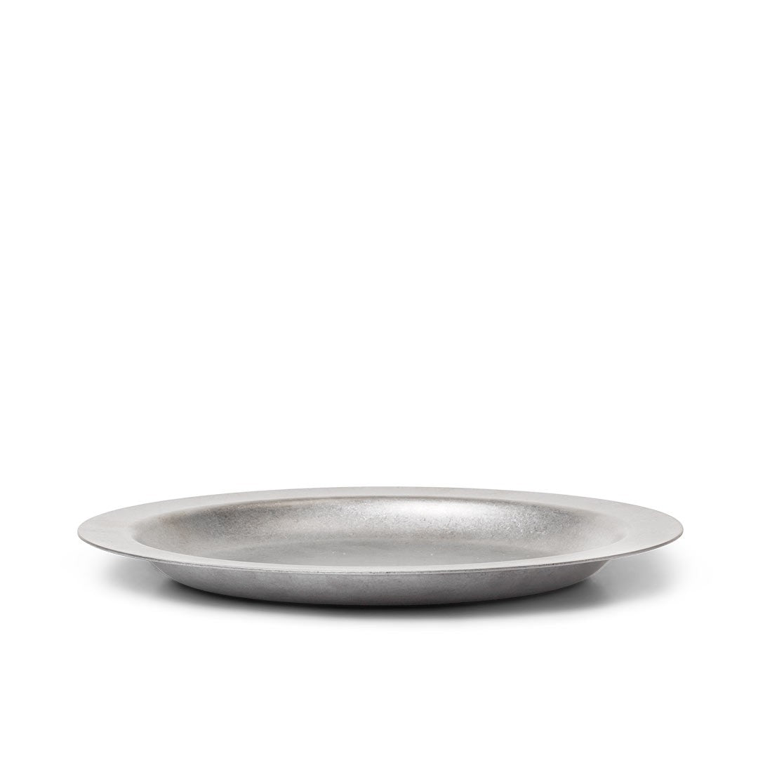 Plato acero Tumbled