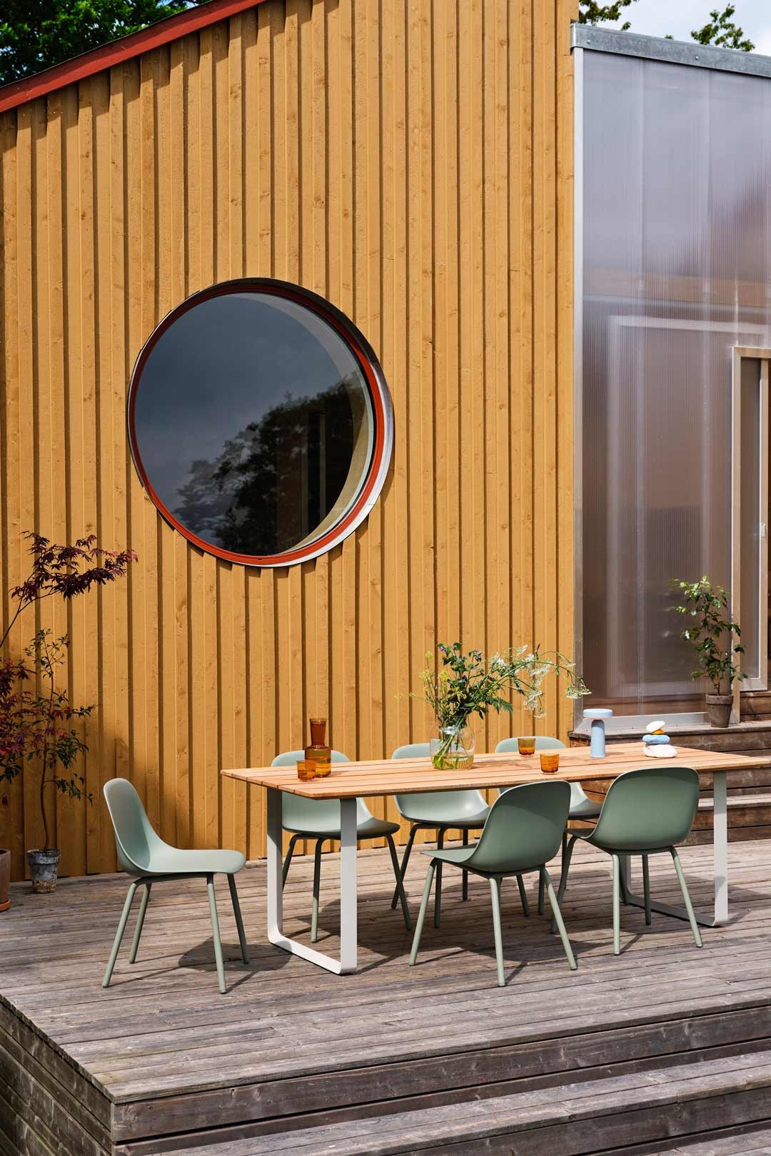 Silla de exterior Fiber