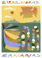 lamina-birds,-worms,-bananas-18882