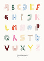 Lámina | Alphabet Spaghetti