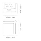 Sofa Dase módulo conector