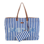 Bolso | Maternidad Family Bag Stripes Electric Blue