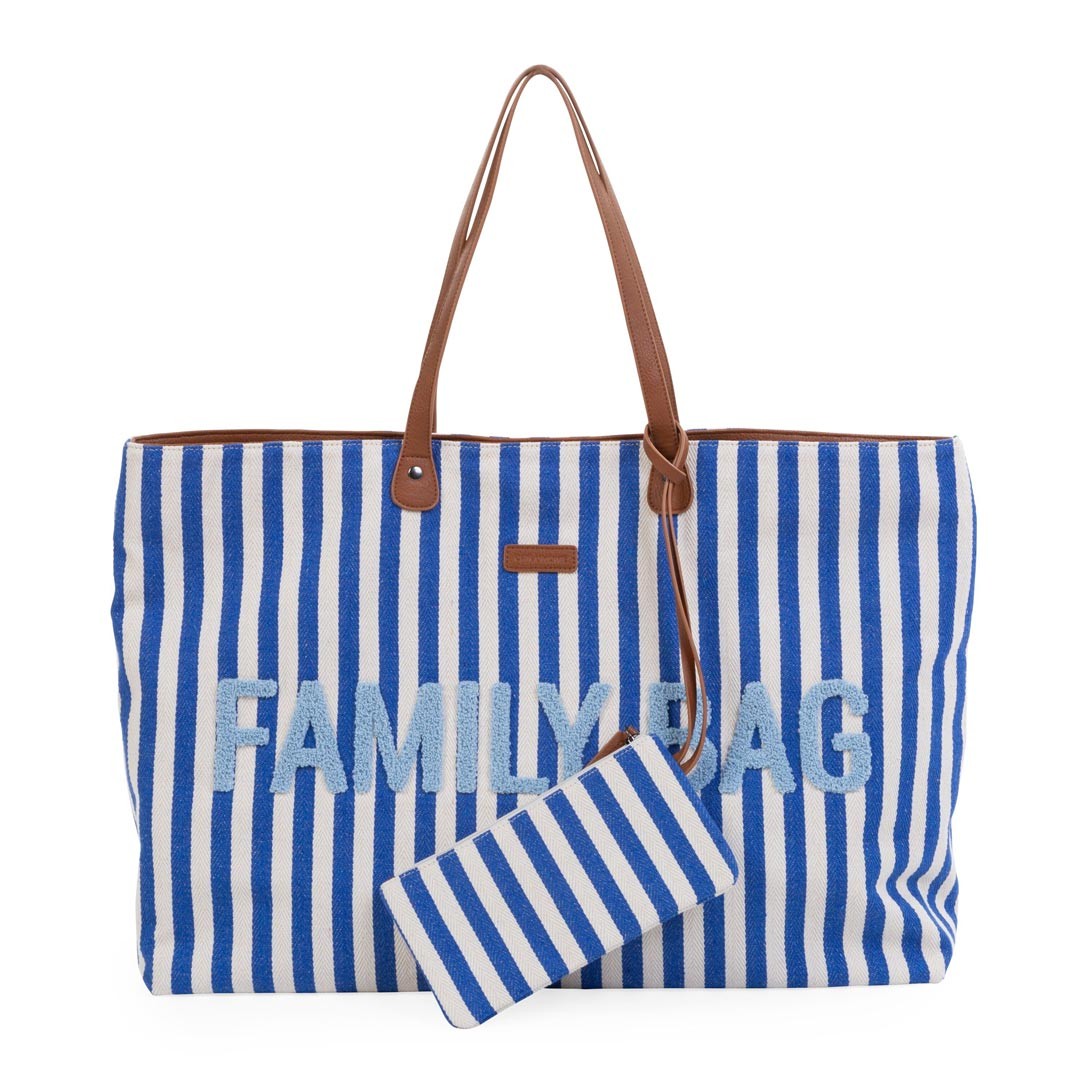 Bolso | Maternidad Family Bag Stripes Electric Blue