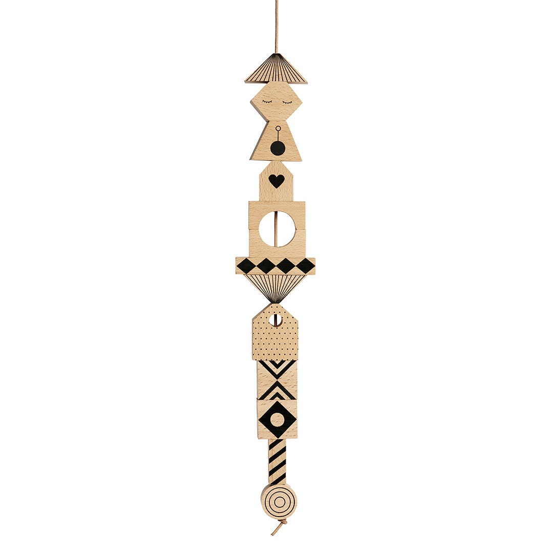 Móvil Puzzle madera
