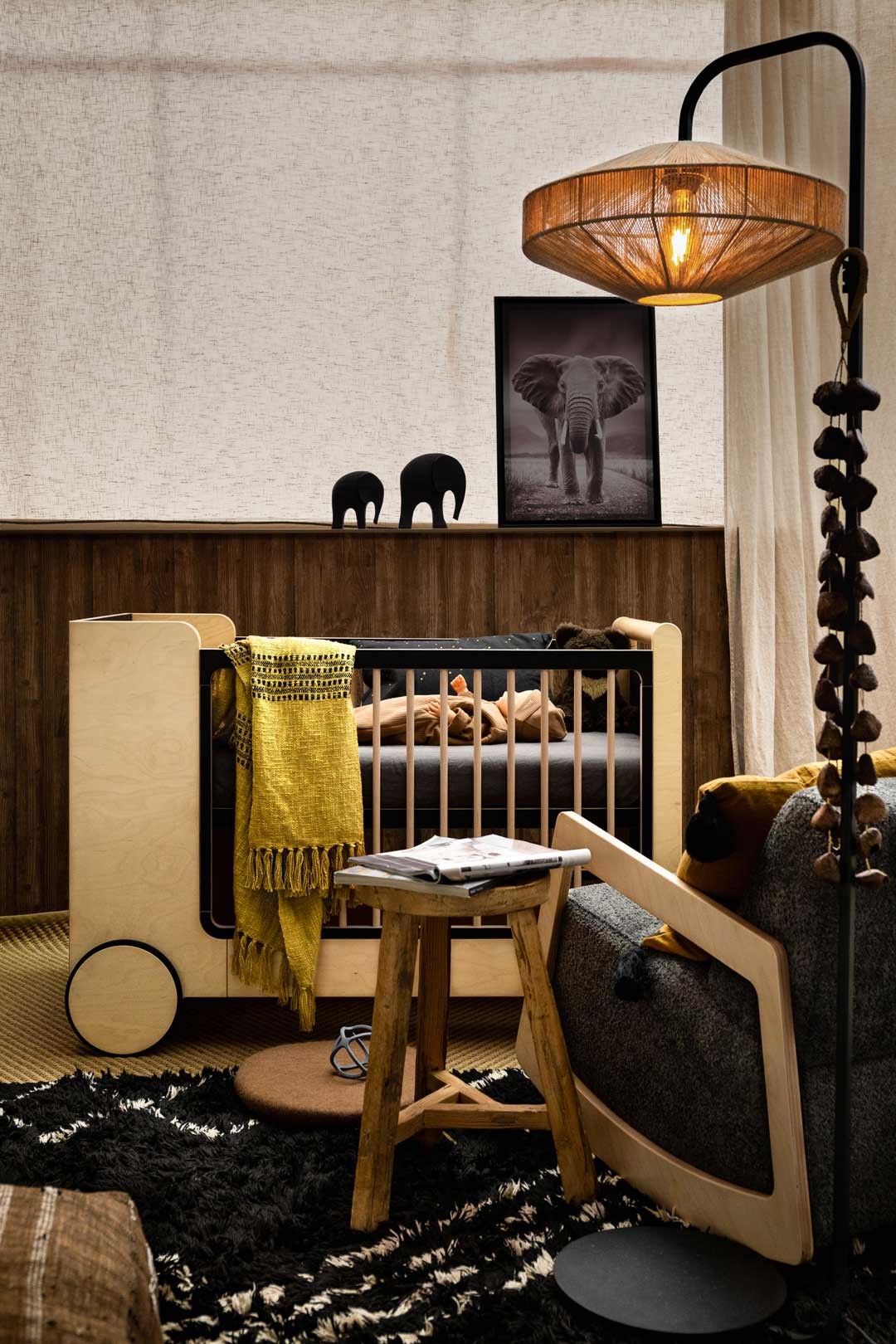 Cuna Mecedora Negra | Limited Edition