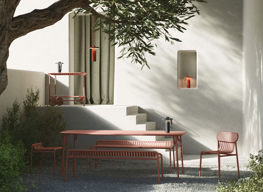 Mesa exterior rectangular Week-end