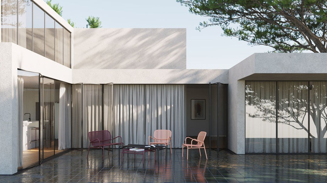 Mesa exterior rectangular Week-end