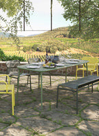 Mesa exterior lamas Week-end