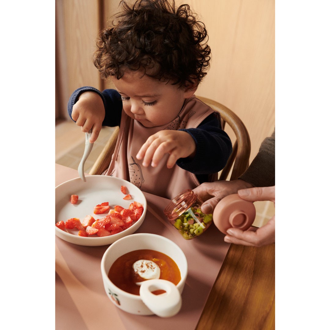 Pack 4 contenedores alimentos Dominique Peach Sea shell