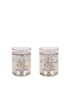 Pack 2 Vasos Purpurina | swan off white