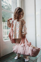 Moises para muñecas powder pink check
