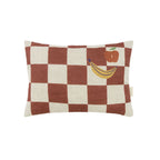 Cojín | Vibes 33x22 Maroon Checks