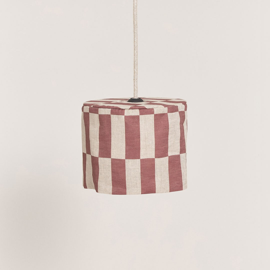 Pantalla Lámpara | Vibes Ø20 Maroon Tiles