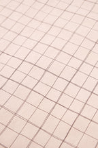 Sábana bajera Bebé | L1N0 mauve pink grid