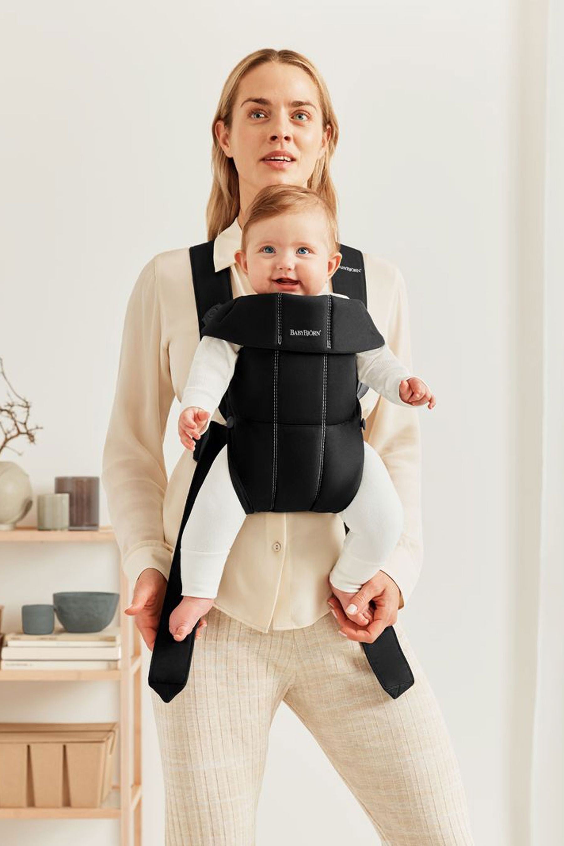 Mochila porta bebé | Mini Negro