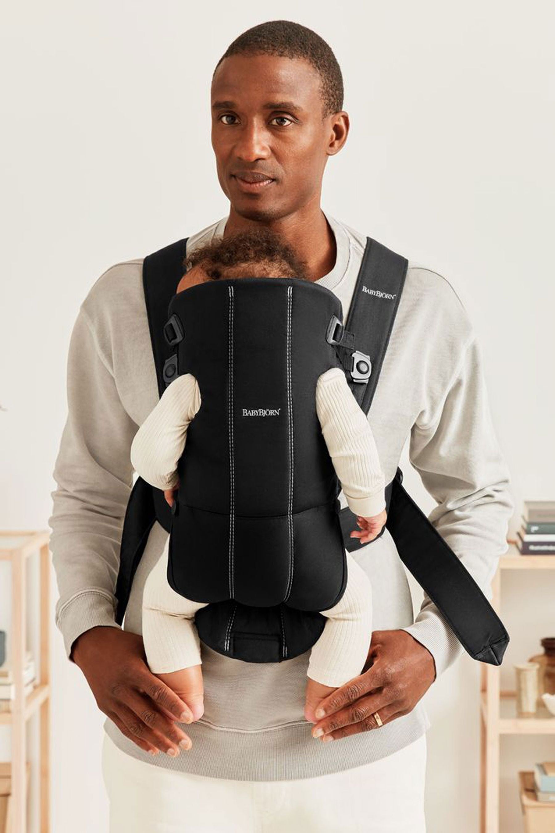 Mochila porta bebé | Mini Negro