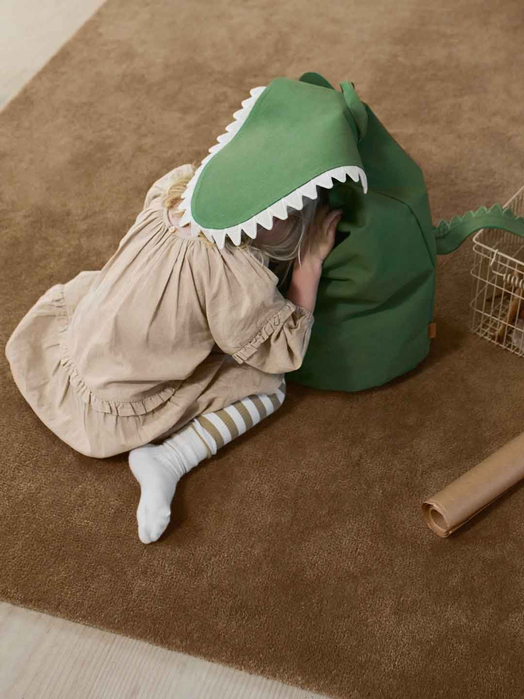 Cesta Crocodrilo verde