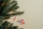 Set X12 Decoración Navidad Colgante Madera