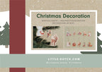 Set X12 Decoración Navidad Colgante Madera