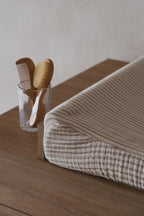 Changing Mat Cover Muslin Stripes