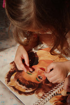 libro de pegatinas Glam me up