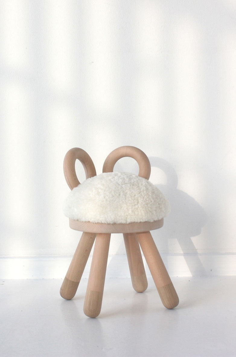 Silla Sheep Luxe | White