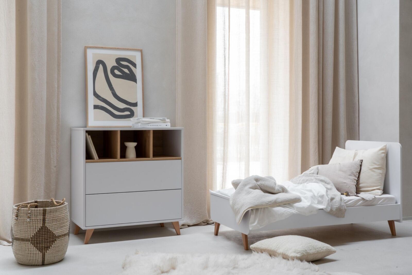 Cuna Convertible | Loft Blanca 140x70