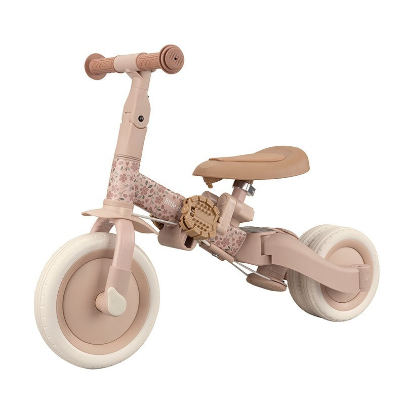 Triciclo-Bicicleta 4 en 1 rosa