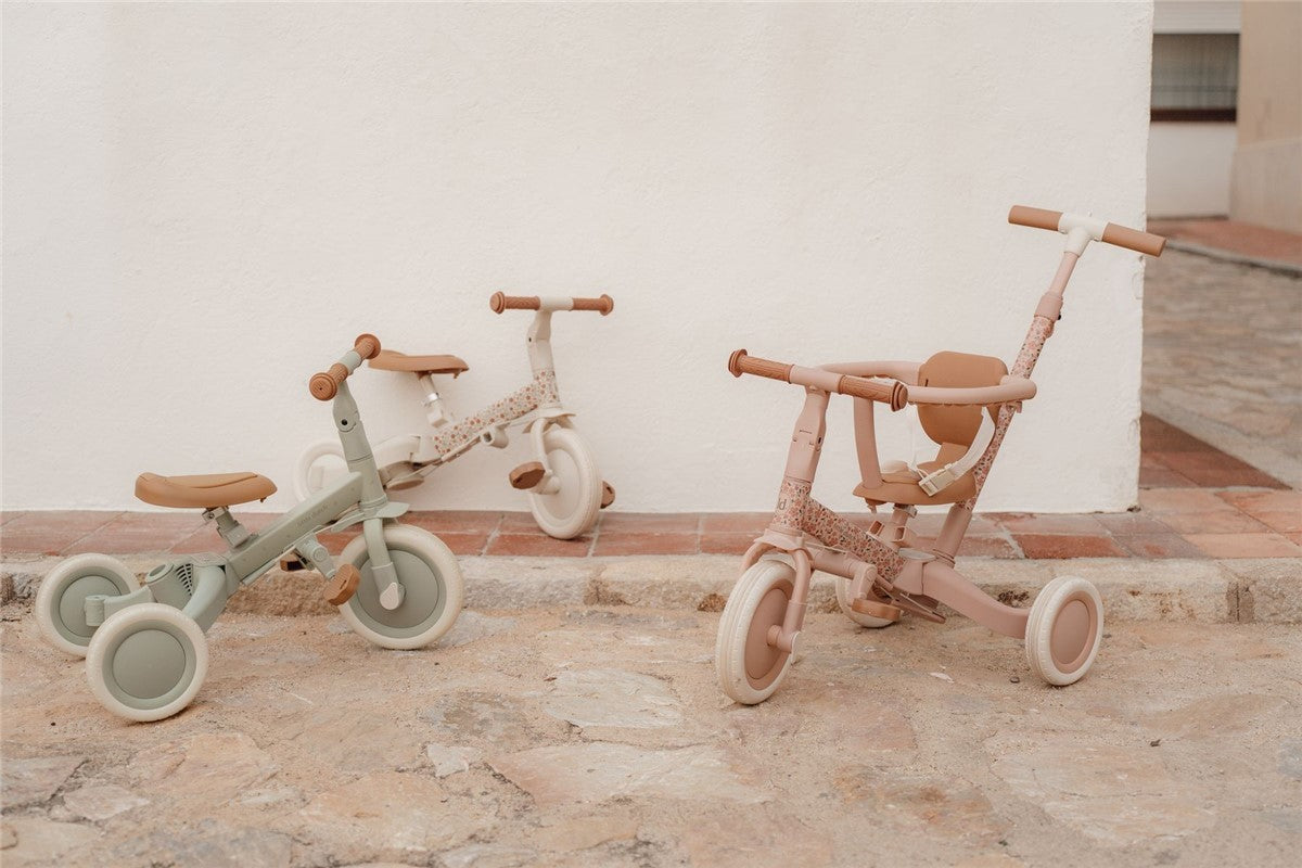 Triciclo-Bicicleta 4 en 1 rosa